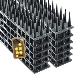 Plastikowe kolce ochronne na ptaki Arcas, antracyt, 12