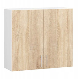 Szafka wisząca do kuchni 80 cm wysoka półki