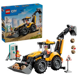 LEGO 60480 City Żółta koparko-ładowarka