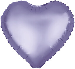 Balon foliowy Serce fioletowe - 45 cm -