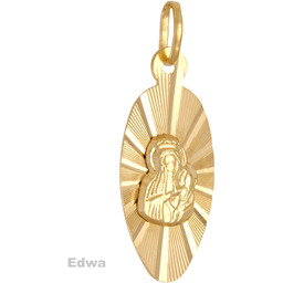 Zawieszka złota Medalik pr.585