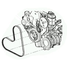 Pasek wielorowkowy alternatora Chrysler PT Cruiser 2,0 4668241AD