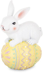 Figurka dekoracyjna wielkanocna królik króliczek 15x11,5x8,5 176429