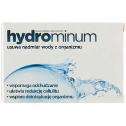 HYDROMINUM Tabletki usuwające nadmiar wody z organizmu suplement