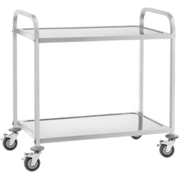 Wózek kelnerski cateringowy 2-półkowy do 160 kg Stal