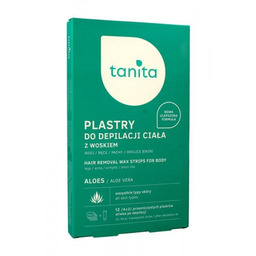 Tanita Plastry do depilacji ciała z woskiem Aloes