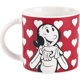 Excelsa Olivia filiżanka do kawy, porcelana, czerwona