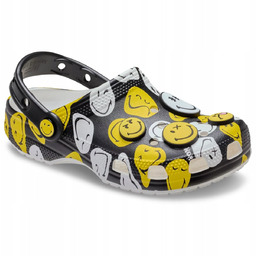 Crocs Dziecięce Lekkie Buty Chodaki Klapki Classic Smiley