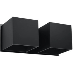 Kinkiet QUAD 2 czarny SL.0657 - Sollux