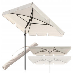 Parasol Ogrodowy Balkonowy Składany Regulowany Aluminium Pokrowiec