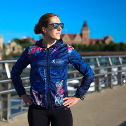 Kurtka damska do biegania 47. PKO Półmaraton Szczecin