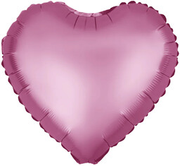 Balon foliowy Serce ciemnoróżowe - 45 cm -