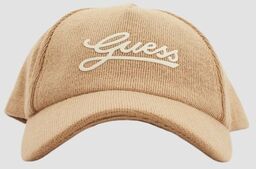 GUESS Beżowa czapka z daszkiem Baseball Cap