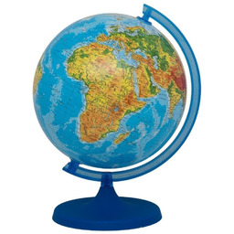 Globus fizyczny w kartonie 22cm w.angielska