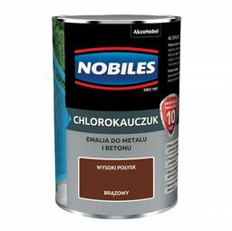 NOBILES Chlorokauczuk 0,9L brązowy połysk