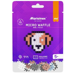 MARIOINEX Klocki plastikowe Micro Waffle Piesek 905869