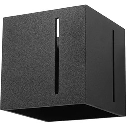 Lumes Czarny minimalistyczny kinkiet kostka - 5X EX525