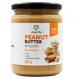 Masło Orzechowe Arachidowe, Myvita, 500g