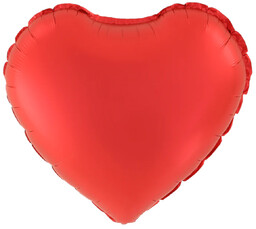 Balon foliowy Serce czerwone - 45 cm -