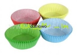 PAPILOTKI PAPIEROWE MUFFINKI 200szt kolor 35 x 20