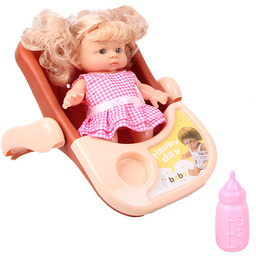 LALKA SIKAJĄCA W NOSIDEŁKU ZABAWKA DLA DZIECI