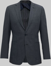 marynarka do zestawu platia szary slim fit