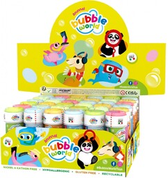 Bańki mydlane display 36 szt 60 ml Zwierzęta