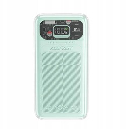 Acefast powerbank 10000mAh Sparkling Series ładowanie 30W zielony