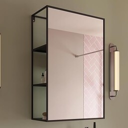Croydex 600 x 400 mm matowe czarne prostokątne