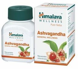 Himalaya Herbals Ashwagandha 60 caps.