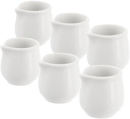 Mlecznik porcelanowy biały MONA 4x4 cm, 20 ml