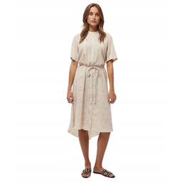 PEPPERCORN SUKIENKA MIDI Z RĘKAWEM 3/4 ZAPINANA