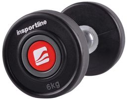 Insportline Hantla gumowana Profi 6 kg