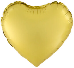 Balon foliowy Serce złote - 45 cm -