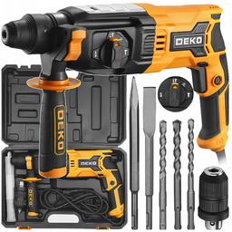 Młotowiertarka Młot Udarowy Wiertarka Udarowa Sds+ Mocna Walizka