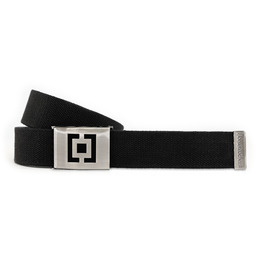 męski materiałowy pasek HORSEFEATHERS IDOL PLAIN BELT Black