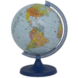 Globus polityczny w kartonie 16cm w.ukraińska
