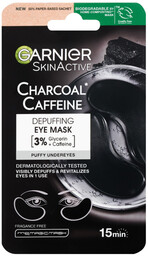 Garnier - Charcoal Caffeine Depuffing Eye Mask -