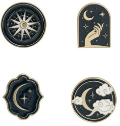 Zestaw przypinek Astral - Pin Set (4 szt.)
