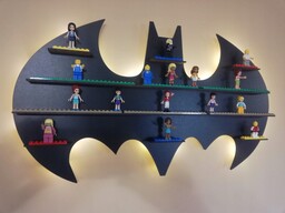 Lampka Prąd E14 Półka Batman Taśma lego Figurki