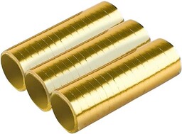 Amscan 9904638  serpentyny Gold Brush, 3 rolki