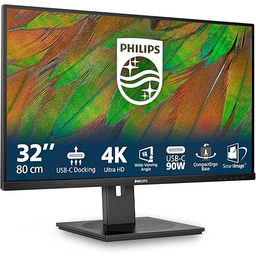 PHILIPS 32-calowy monitor 4K UHD ze stacją dokującą