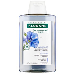 KLORANE Szampon z organicznym Lnem, 200 ml