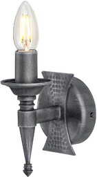 ELSTEAD LIGHTING Kinkiet SAXON SAX1-BLK-SIL oprawa w kolorze