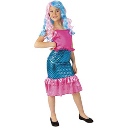 Rubies kostium syrenki, różowy, niebieski, L (S8823-L)