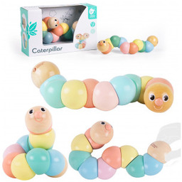 CLASSIC WORLD Drewniana Gąsienica Kolorowa do Zginania