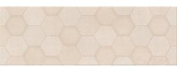 Płytka ścienna BRAZIL cream hexagon glossy 20x60 gat.