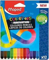 Maped Infinity 861600 Kredki, Wielokolorowy, 12 sztuk