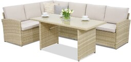 Meble ogrodowe Monaco Comida 5 Garden Point beżowe
