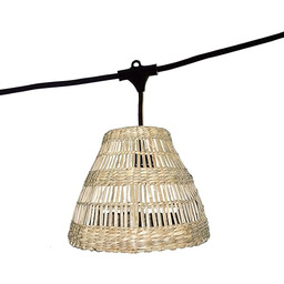 Łańcuch świetlny do użytku na zewnątrz z abażurem